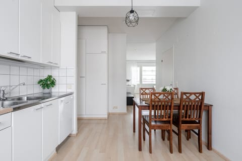 Kitchen and dining area