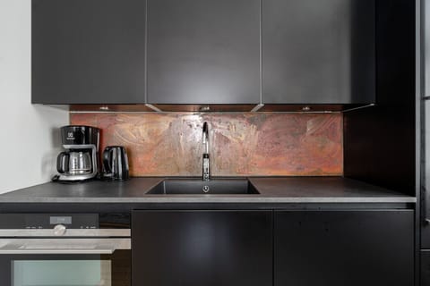 The apartment itself has been recently renovated and boasts a well-equipped kitchen, making it ideal for those who love to cook.