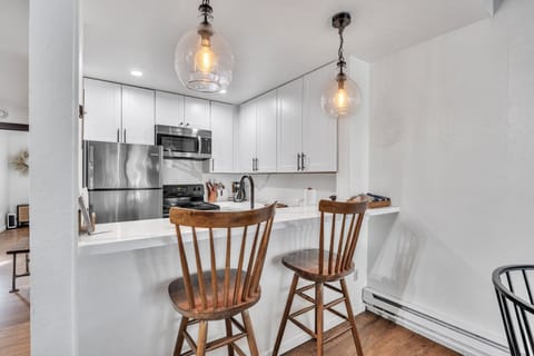 Indoors, Kitchen, Floor, Appliance, Refrigerator