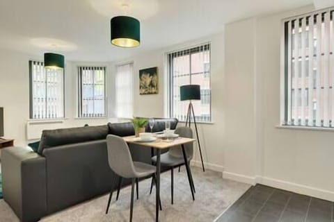 Bright and airy living/dining space