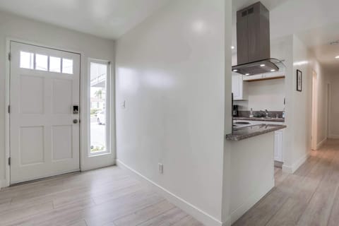 View of the entry way next to the kitchen