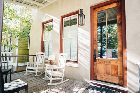 Enjoy your coffee and cocktails on the porch