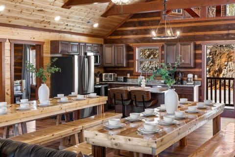 A dining space designed for good food and great company.