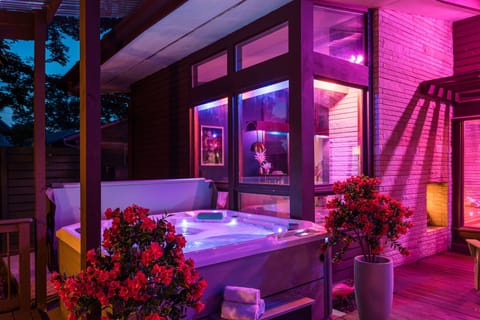 Hot tub nights. Colorful lights. Big vibes.