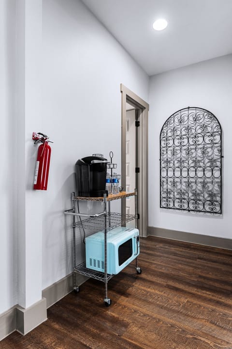 Full microwave and refrigerator in each suite!