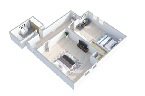 Floor plan: located on the first floor of the building