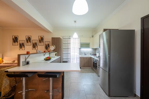 Spacious and fully equipped kitchen with all necessary amenities