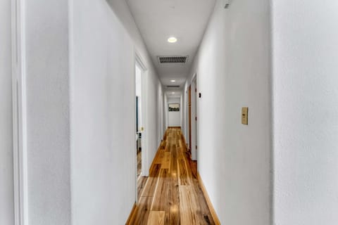 Hallway leading to the bedrooms