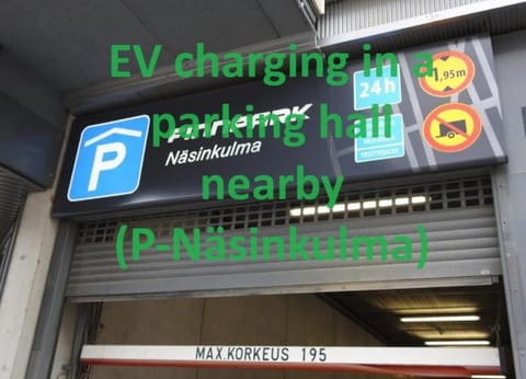 EV charging possible near the apartment
