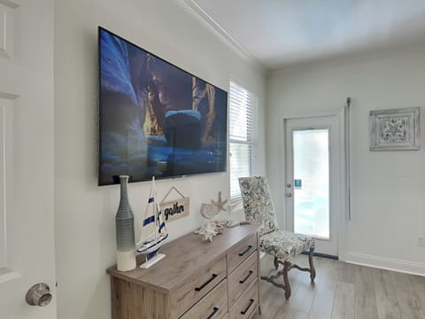 Second Floor, Primary Bedroom - Smart TV and Chair