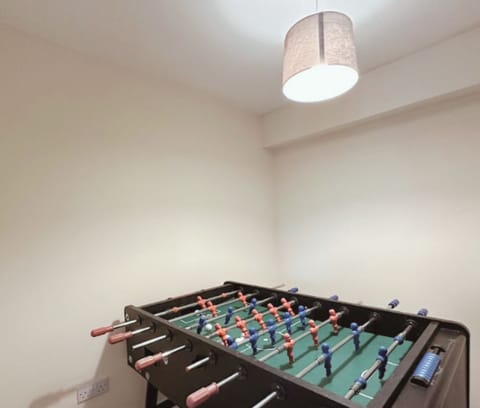 Storage room with Foosball