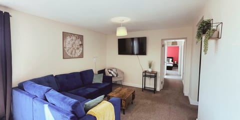 Living room with Double sofa bed