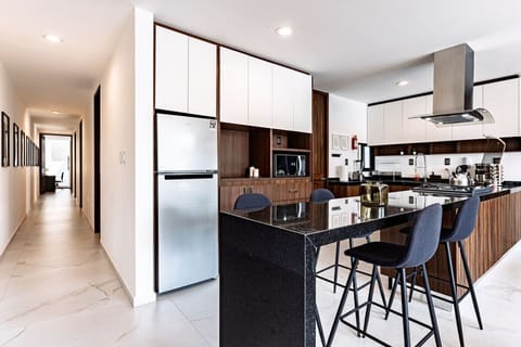 Modern kitchen with sleek cabinetry and a contemporary design for easy cooking