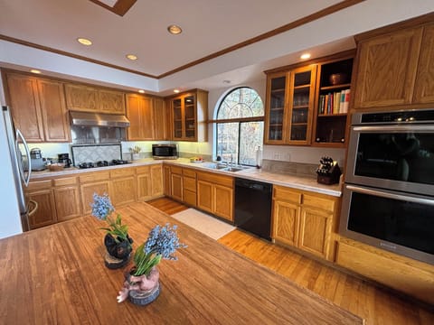 Fully stocked kitchen