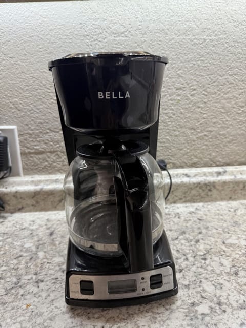 Coffee maker - coffee, creamer, sugar and sugar substitute provided!