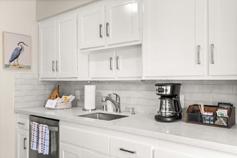Fully stocked kitchen with everything you need to enjoy home-cooked meals during your stay.