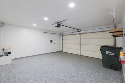 spacious garage
