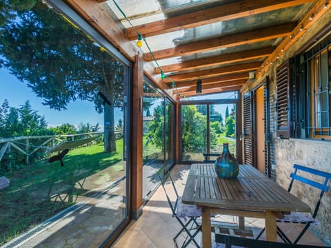 Wood, Furniture, Porch, Chair, Hardwood, Wood Stain, Shade, Eco Hotel, Deck, Outdoor Furniture