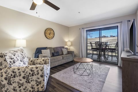 Curl up in Unit 3’s comfy living room & enjoy a movie night at home