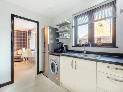 Kitchen | Failte Luxury Apartment, Inverness