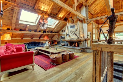 D. Living Area & Open Fire