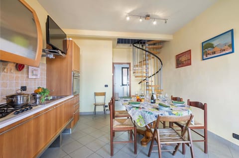 Kitchen and dining area