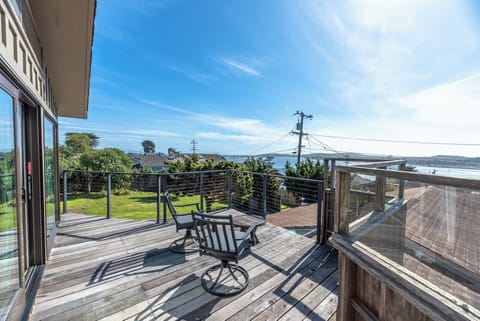 Enjoy the sea breeze from the upstairs deck.