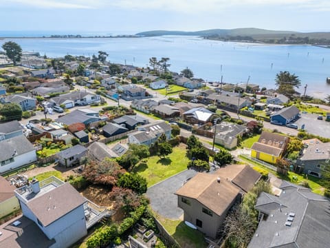 The home is located within walking distance of the bay.