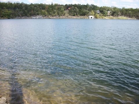 View from water's edge