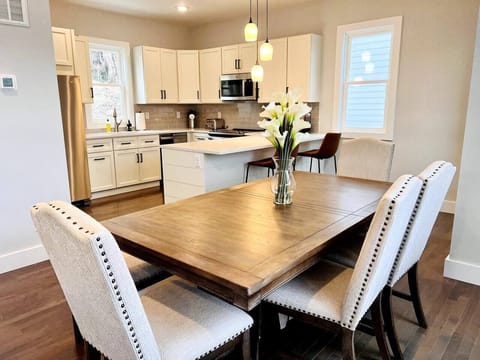 Enjoy coffee, meals, puzzles and games in our large, open floor main level living area. 