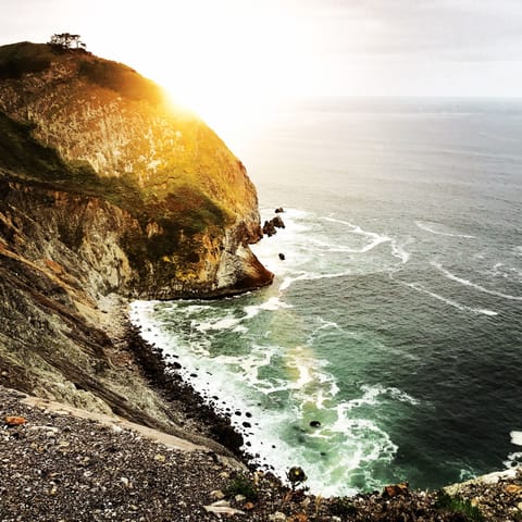 View from Devil's Slide Hiking Area, less than two miles away.