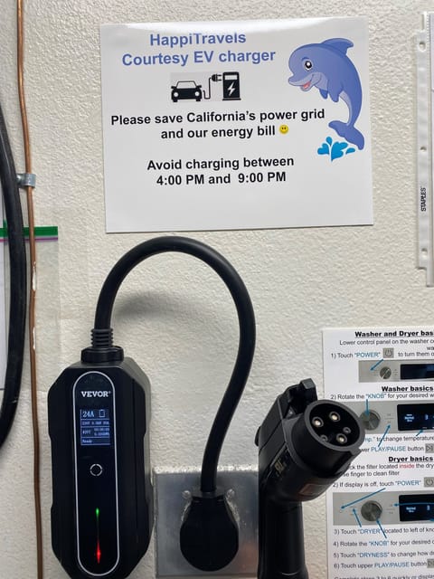 Free EV charger (24 amp J 1772)