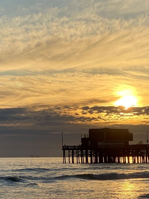 Golden Sunset at Newport Pier â 1 0 Min from Your Rental.