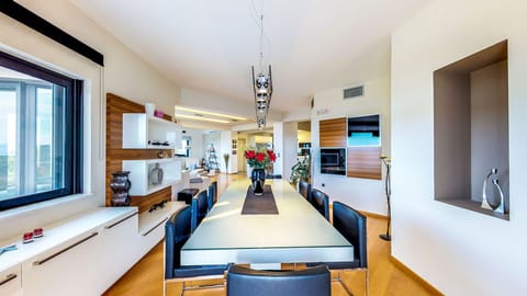 Main Level: Living and Dining Area