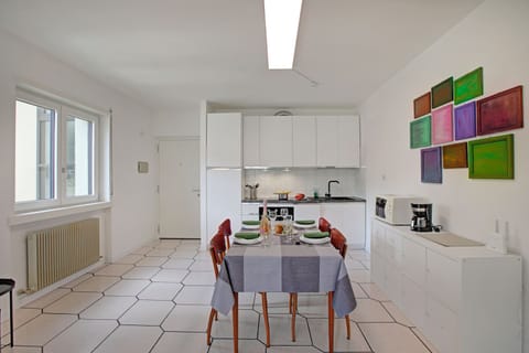 Kitchen and dining area