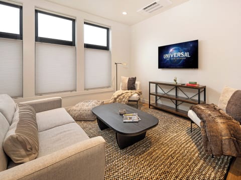 Living room with Smart TV