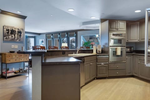 Kitchen with Bar Seating for 4