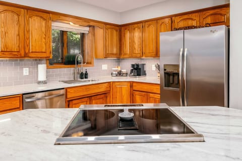 Glass Electric cook top.