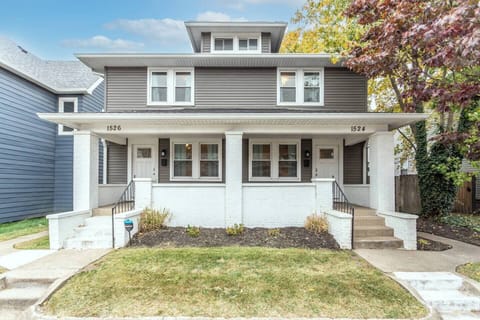 Seeing double? This large home provides full access to TWO entire townhome units. Located side-by-side, your group can all be together while still having some separation.