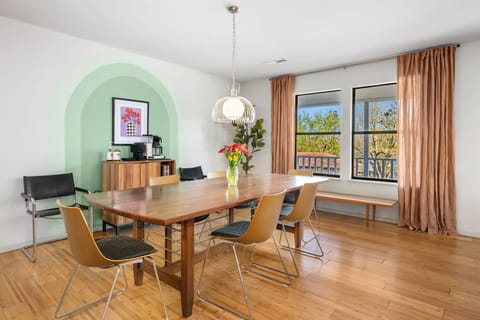 Coffee station (grinder, scale, and Mocha Master for our fellow coffee lovers)! 