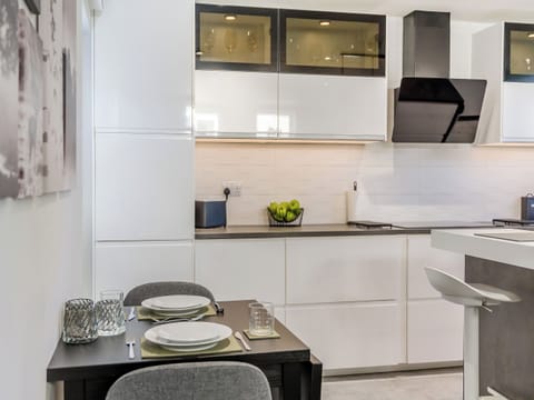 Kitchen/diner | The Hideaway - The Old Post Office Apartments, Haltwhistle