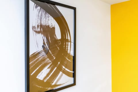 Abstract picture in the living room