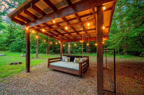 Drift off to sleep surrounded by comfort and the calming views of the forest — your private retreat in the pines.