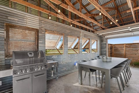 This long dining table isn’t just for meals—it’s the place for card games, charcuterie boards, and toasts to a perfect day. Surrounded by friends and laughter, every moment feels special.