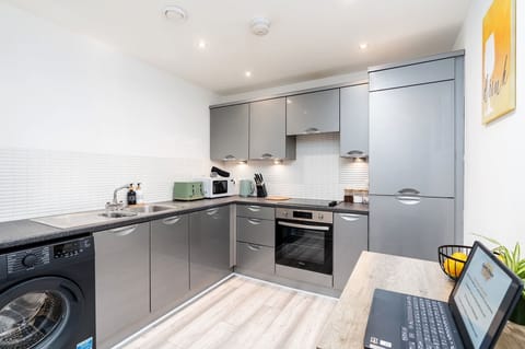 Kitchen | Fully Equipped | Small Table with Seating for 2