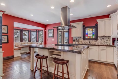 Main Kitchen: Cooking is a joy in this bright gourmet kitchen