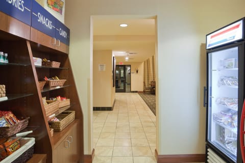 Purchase a snack from the pantry on-site.