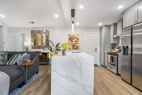 Open concept kitchen