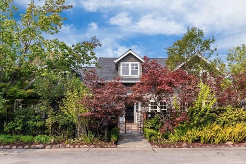 Entrance to main house and guest house.
