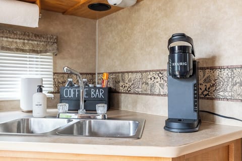 Kitchen Sink and Coffee Bar